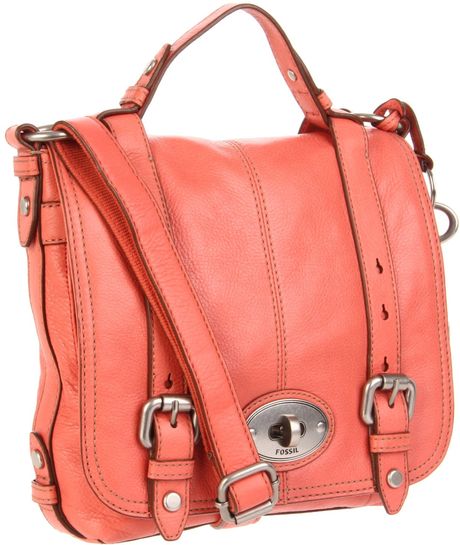 Fossil Maddox Organizer Flap Cross Body in Blue (rose) - Lyst