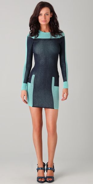  Engineered Track Suit Dress 