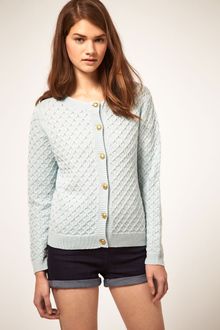 ASOS Collection Asos Cardigan in Honeycomb Stitch - Lyst