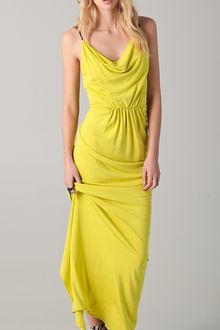 Cut25 Neon Gathered Waist Gown - Lyst