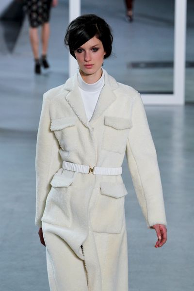 Derek Lam Fall 2012 White Turtle Neck Sweater  in White - Lyst