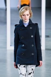 Derek Lam Fall 2012 Light Blue Turtle Neck Top - Lyst