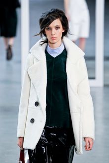 Derek Lam Fall 2012 Light Blue Turtle Neck Top - Lyst