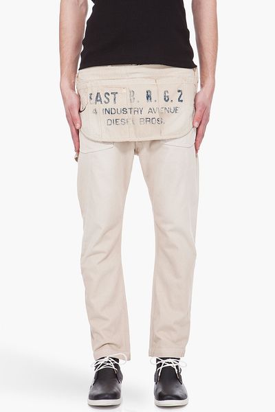Diesel Cream Pearce Cords in Beige for Men (cream) - Lyst