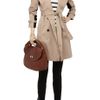Dkny Twotone Cottonblend Trench Coat in Beige (blue) - Lyst