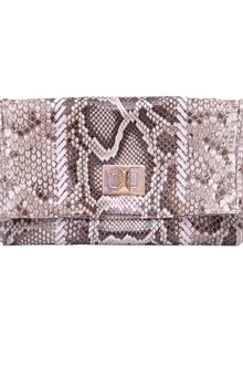 Emilio Pucci Python Leather Clutch - Lyst