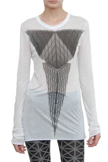 Gareth Pugh Long Sleeved Geometric Print T-shirt - Lyst