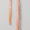 La Mer Collections Malibu Chain Wrap Watch in Silver - Lyst