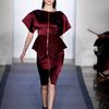 Peter Som Fall 2012 Peplum Detail Evening Dress in Red - Lyst