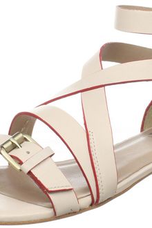 Pour La Victoire Bryn Flat Buckled Sandal - Lyst
