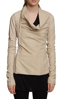 Rick Owens Biker Leather Jacket with Side Zip - Lyst