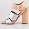 Sam Edelman Yelena High Heel Sandals in Pink (gunmetal) - Lyst