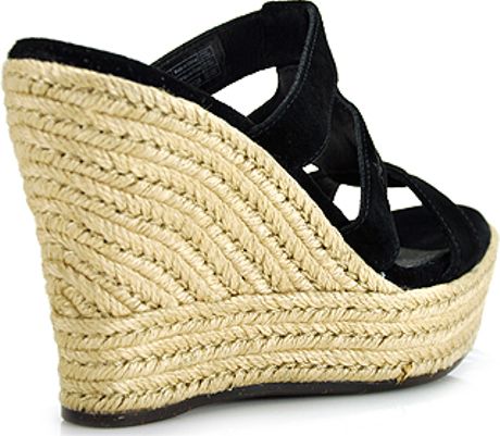 ugg black suede flats