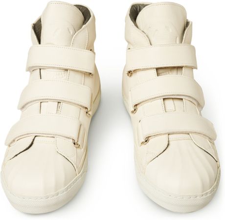 velcro sneakers strap mcqueen alexander leather