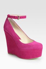 Boutique 9 Cesena Suede Wedge Platform Pumps
