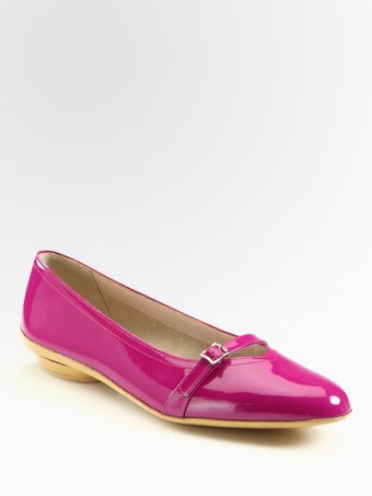  Audrey Patent Leather Mary Jane Flats 