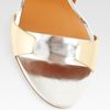 Givenchy Metallic Leather and Suede Sandals in Gold - Lyst