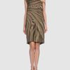 Gucci Short Dress in Brown (green) - Lyst