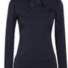 Jil Sander Stretch Cottonblend Top in Blue - Lyst