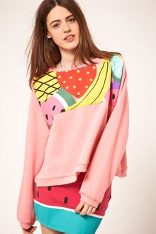 Lazy Oaf Fruit Panel Sweatshirt - Lyst
