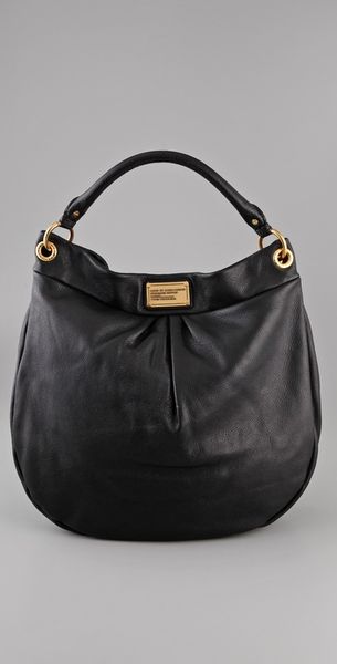 Marc By Marc Jacobs Classic Q Huge Hillier Hobo in Black - Lyst
