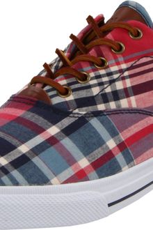 Polo Ralph Lauren Mens Vaughn Madras Lace Up Sneaker - Lyst