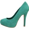 Steve Madden Womens Traisie Pump in Green (green suede) - Lyst