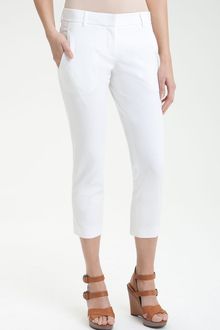 Theory Yanette - C. Bistretch Cropped Straight Leg Pants - Lyst