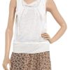 Vanessa Bruno Sheer Linen Top in White - Lyst