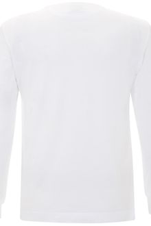 Acne White Cotton Henley Jersey - Lyst