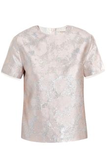 Christopher Kane Metallic Brocade Top - Lyst