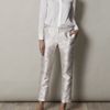 Christopher Kane Metallic Brocade Trousers in Pink - Lyst