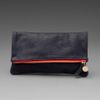 Clare Vivier Foldover Clutch in Navy/red in Blue (navy & red) - Lyst