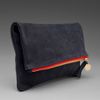 Clare Vivier Foldover Clutch in Navy/red in Blue (navy & red) - Lyst