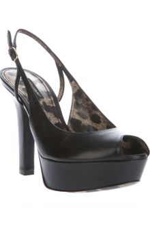Dolce & Gabbana Peep Toe Pump - Lyst
