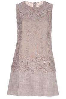 Dolce & Gabbana Lace Detail Dress - Lyst