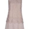 Dolce & Gabbana Lace Detail Dress in Pink - Lyst