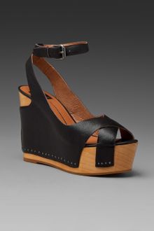 Dolce Vita Jaelyn Leather Wedge Sandal - Lyst