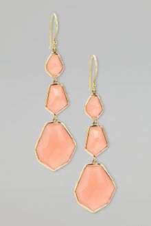 Ippolita Peach Moonstone Drop Earrings - Lyst