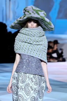Marc Jacobs Fall 2012 Oversize Fur Hat - Lyst