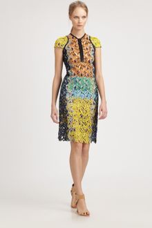 Peter Pilotto Silk Dress - Lyst