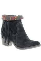 River Island Tassle Aztec Ankle Boots