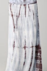 Splendid Feather Dye Maxi Skirt