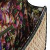 Ted Baker Galar Straw Clutch Bag in Black - Lyst