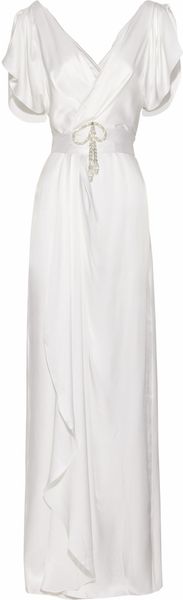 Temperley London Scarlett Crystal-embellished Silk-satin Gown - Lyst