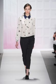 Tibi Fall 2012 Slim Fit Cropped Pants  - Lyst