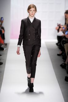 Tibi Fall 2012 Cropped Black Pants - Lyst
