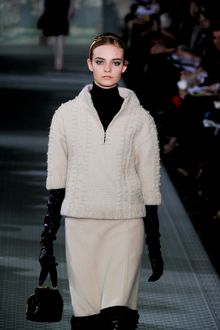 Tory Burch Fall 2012 Black Leather Gloves - Lyst