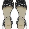 Asos Collection Asos Violet Flatforms with Bow in Black (blackwhitespot) - Lyst