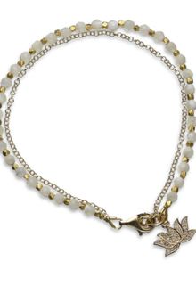Astley Clarke Lotus Charm Bracelet - Lyst